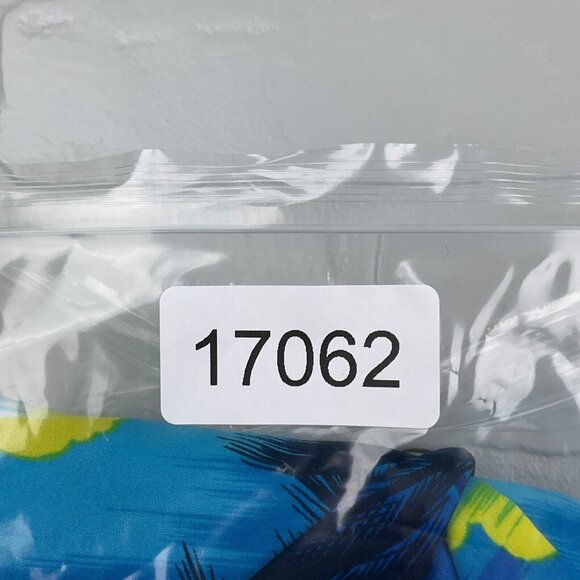 Rai Nani Shirt Men XLarge Blue Yellow Hawaiian Palm Aloha Camp Sun Palm Boat VTG - Picture 8 of 8